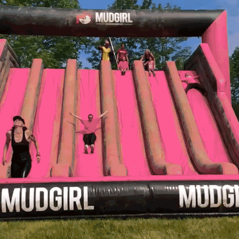 pink run GIF by MUDGIRL