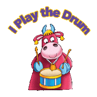Drum Moosical Sticker by MooMusicMaidenhead