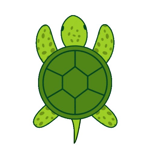 mawahdesign animal sea swim turtle Sticker
