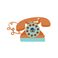 Call Me Phone Sticker by JSG MKE