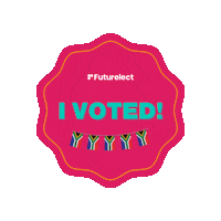 Vote Sticker by Futurelect