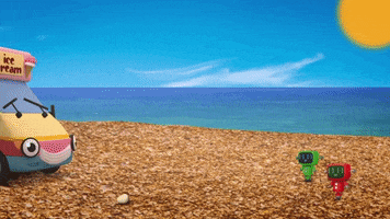 Ice Cream Fire GIF by moonbug