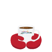 Happy Hot Coffee Sticker by L.L.Bean