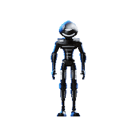 Zorans star wars nft ai robot Sticker