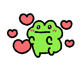 Fall In Love Hearts Sticker