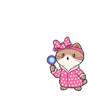 I Love You Cat Sticker by Silly Kitties