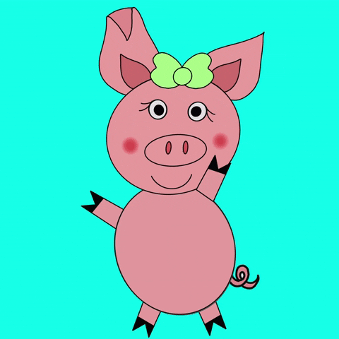theblackcowgirl pig kidlit theblackcowgirl happypig GIF
