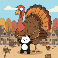 Harvest Festival Cute Panda GIF by Kanpai Pandas