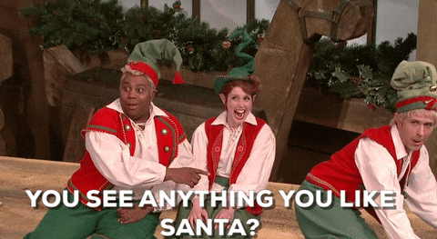 kenan thompson you see anything you like santa GIF by Saturday Night Live