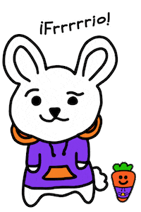 Orange Shaking Sticker