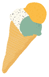 Melting Ice Cream Sticker