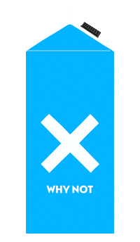 Plant Based Milk Sticker by the notco