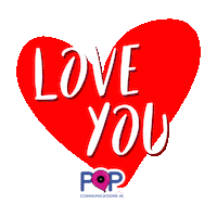 Heart Love Sticker by Pop Communications
