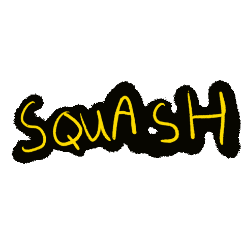 Words Squash Sticker