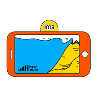 M3 Collabonation Sticker by Indosat Ooredoo