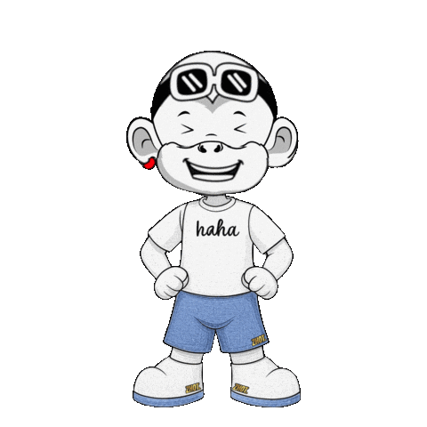 Laugh Out Loud Tee Hee Sticker by Zhot