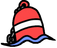 Ocean Sea Sticker by Ruppert Tellac