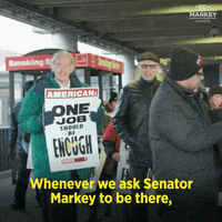 March Strike GIF by Ed Markey