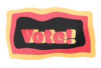 Red White Blue Vote Sticker
