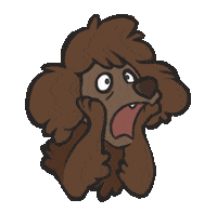 Poodle Pudel Sticker