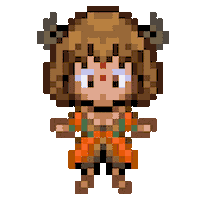 A2TwillDraw india video game pixel art cw Sticker