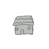 cathypavlova flower house samokatya Sticker