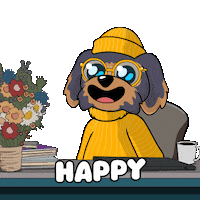 Happy Lets Go Sticker by BoDoggos