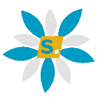 sunparadise_dach logo summer flower sun Sticker