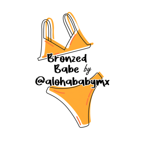 AlohaBabyMx giphyupload summer beach sun Sticker