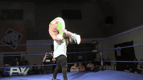 confidence wtf GIF by Explosive Professional Wrestling