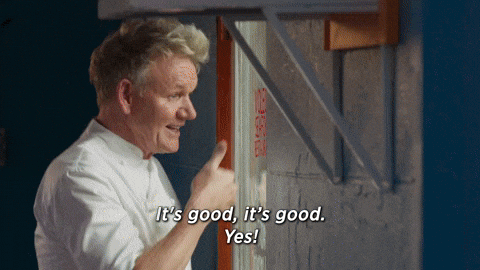 Gordon Ramsay Thumbs Up GIF by Food Club FOX