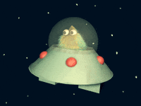 artists on tumblr aliens GIF by John McLaughlin