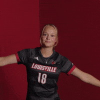 Womens Soccer Go Cards GIF by Louisville Cardinals