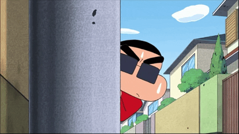 Shinchan giphyupload anime japan hide GIF