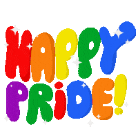 Gay Pride Sticker by Devon Blow