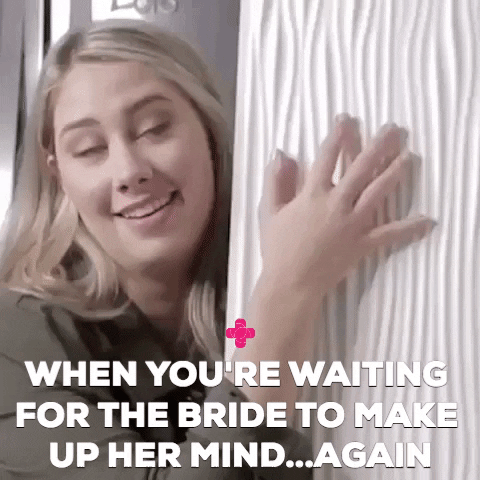 hurry up waiting GIF by Wedding Rescue