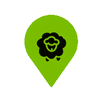 Sheep Gps Sticker by Digitanimal
