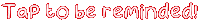 Tap Here Sticker