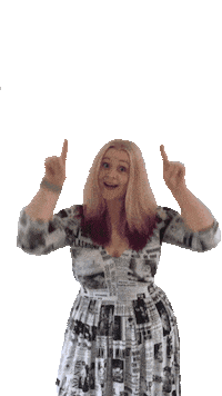 theglasshouseandco excited woman point pointing Sticker