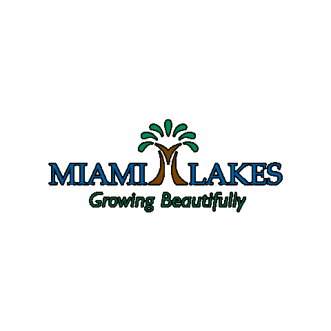 TownOfMiamiLakes miami lakes miamilakes town of miami lakes growing beautifully Sticker