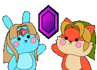 moon-b rupee zaphmoon rupia Sticker