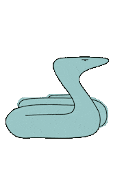 Snake Serpe Sticker by Luisa Misseri