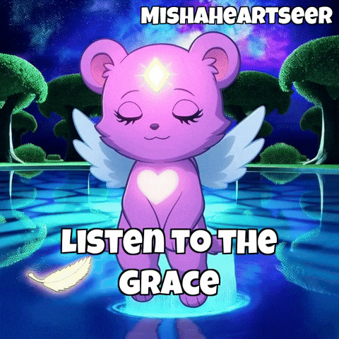 Meditation Glow GIF by MishaHeartseer