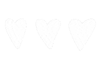 White Heart Sticker