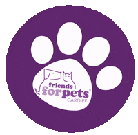 friendsforpetscardiff dog dogs pets paw prints Sticker
