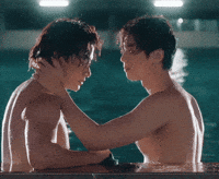 Pool Kiss GIF