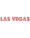 las vegas Sticker by MISO PUP