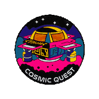 Caching Outer Space Sticker by Geocaching HQ