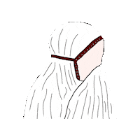Girl Pray Sticker