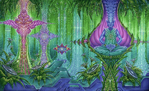 mennyorszag giphyupload rainbow psychedelic colors GIF
